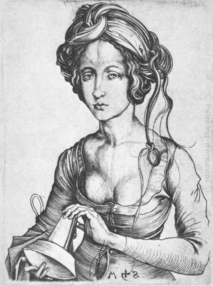 Martin Schongauer A Foolish Virgin